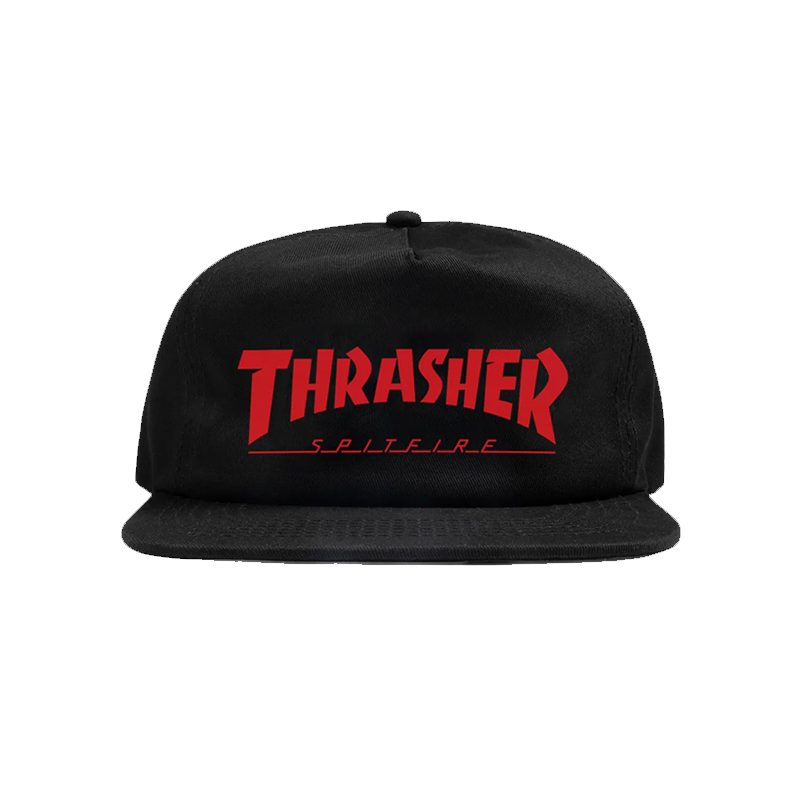 Thrasher x Spitfire Snapback Black Hat