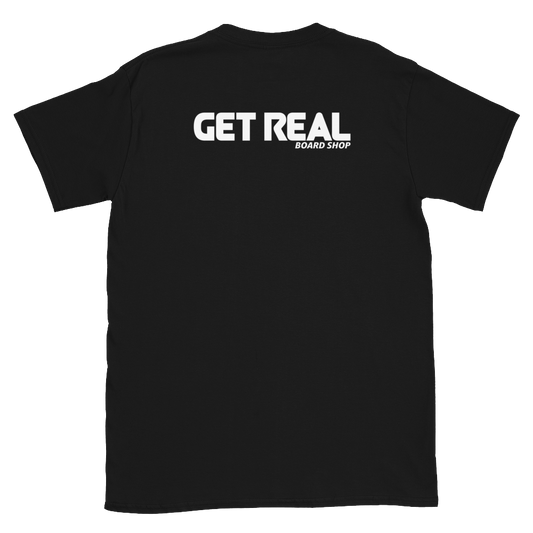 Get Real Board Shop Tee - Black V2