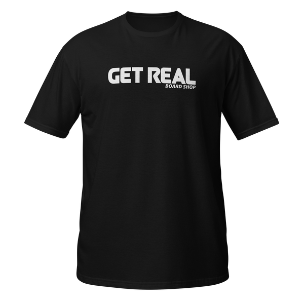 Get Real Board Shop Tee - Black V1