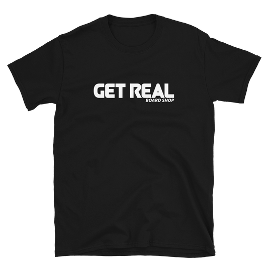 Get Real Board Shop Tee - Black V1