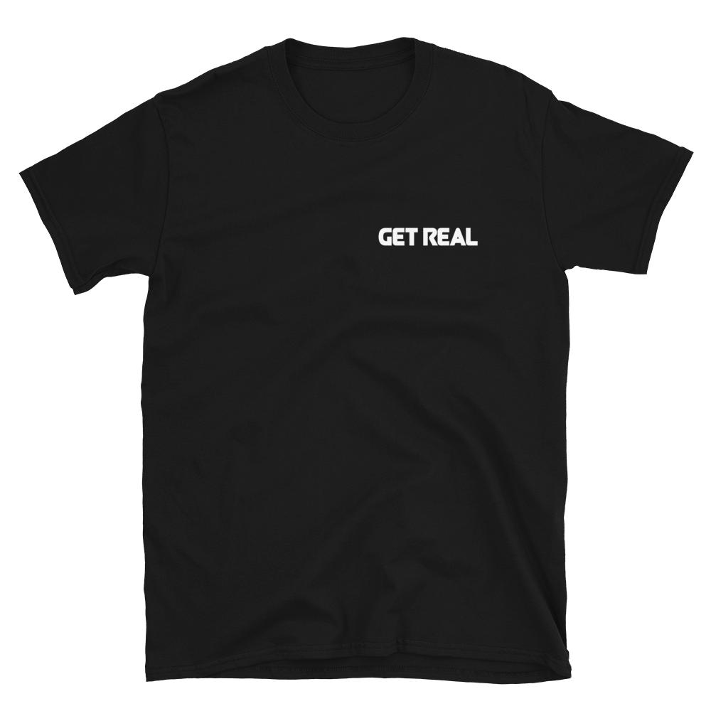 Get Real Board Shop Tee - Black V2