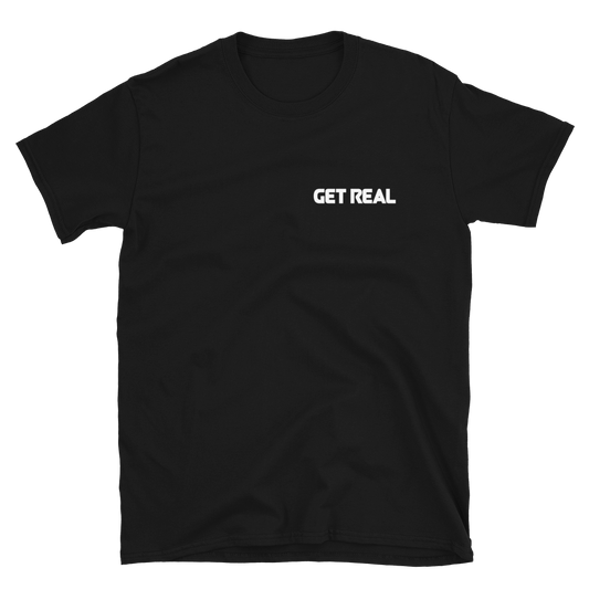 Get Real Board Shop Tee - Black V2