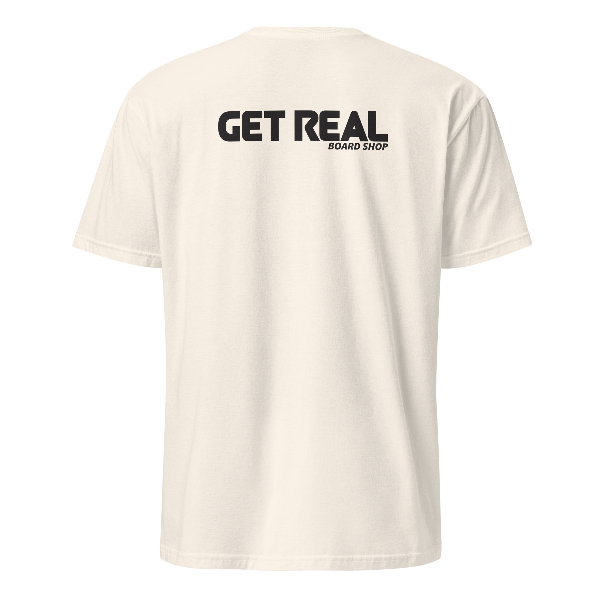 Get Real Board Shop Tee - Natural V2