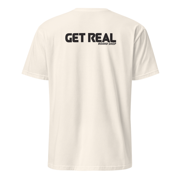 Get Real Board Shop Tee - Natural V2