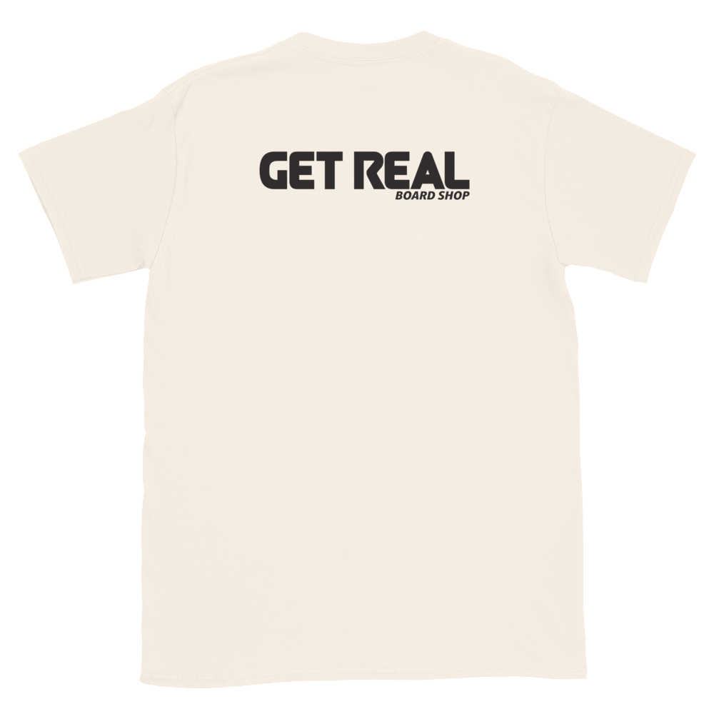 Get Real Board Shop Tee - Natural V2
