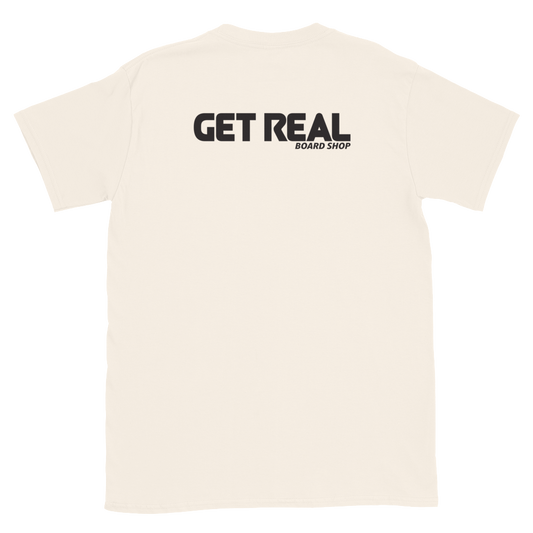 Get Real Board Shop Tee - Natural V2