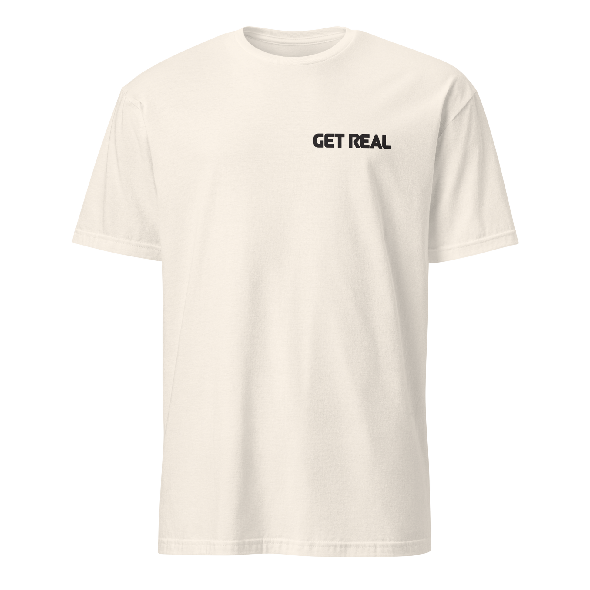 Get Real Board Shop Tee - Natural V2