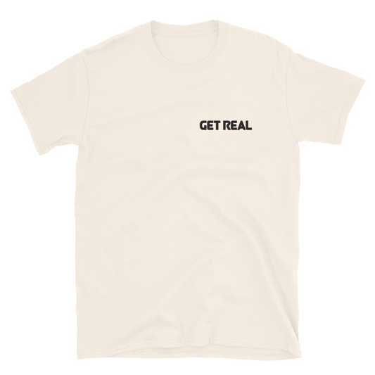 Get Real Board Shop Tee - Natural V2