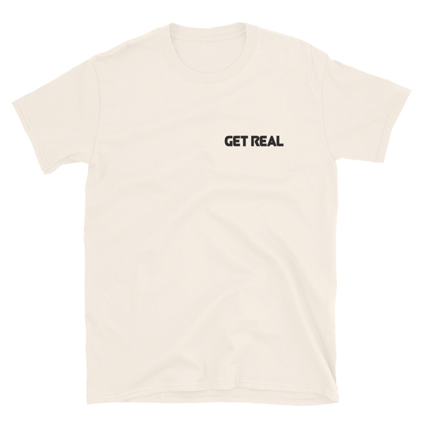 Get Real Board Shop Tee - Natural V2