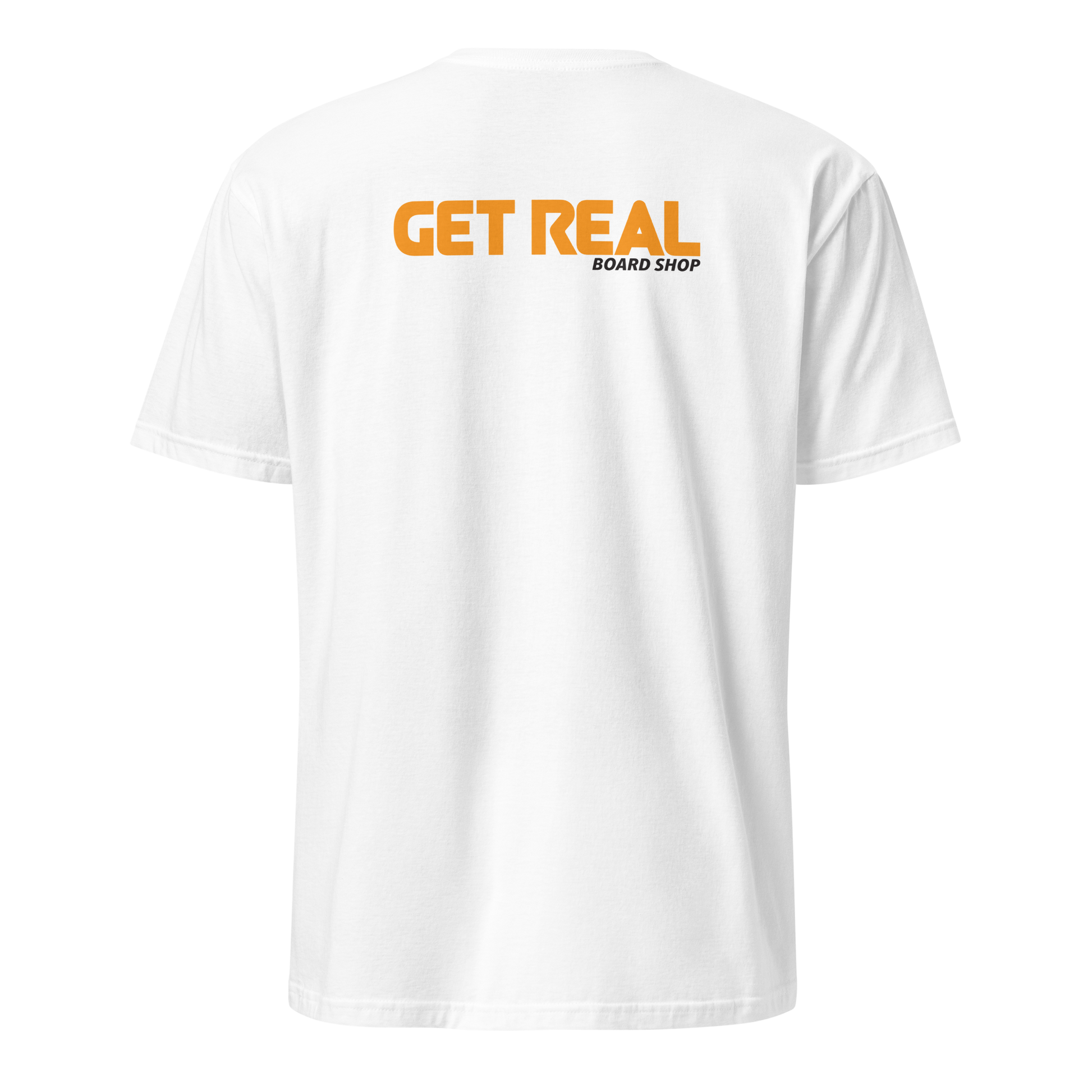 Get Real Board Shop Tee - White V2