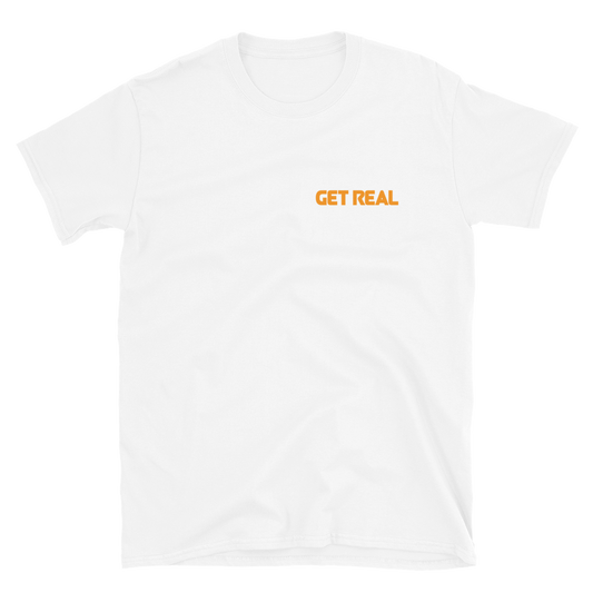 Get Real Board Shop Tee - White V2